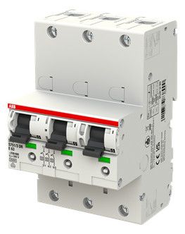 ABB S751/3DR-E63 sel. Haupt-LS SHU E-Char.,25kA, 63A, 3x1P
