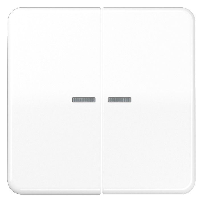 Jung BTCD17102WW JUNG HOME Taster 2fach Weiß (WW)