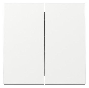 GIRA 329503 Wippe 2fach System 55 Reinweiß glänzend