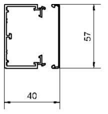 Hager LFH4006009016 Leitungsführungs- verkehrweiß
