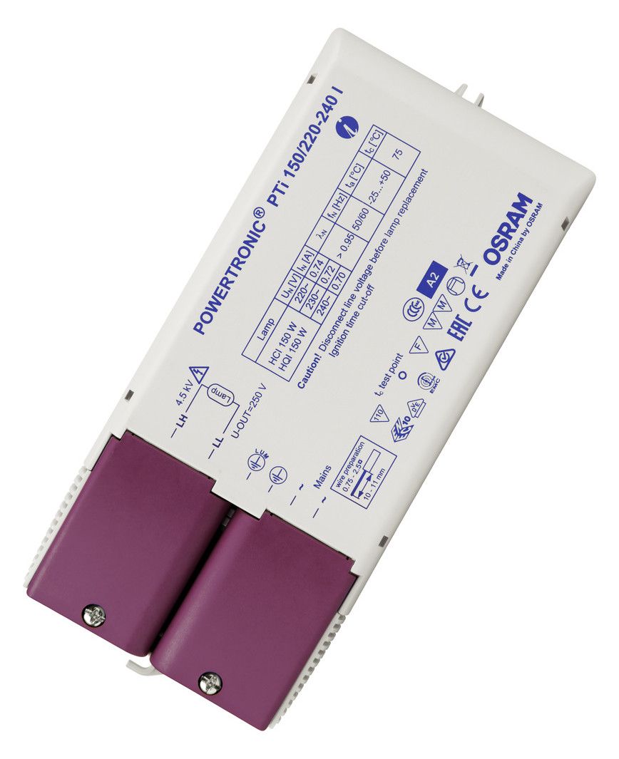Osram PTi 150W 220-240V I UNV1 185x96x33 POWERTRONIC Vorschaltgerät