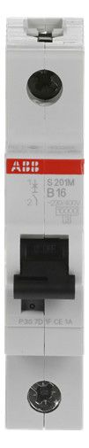 ABB S201M-B16 Sicherungsautomat B-Char., 10 kA, 16A, 1P