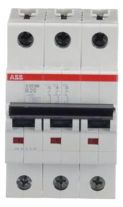ABB S203M-B20 Sicherungsautomat B-Char., 10 kA, 20A, 3P