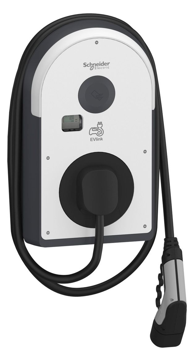 Schneider EVB3S22NC0M EVlink Pro AC Wallbox 22kW T2 Kabel-MID-6mA Zähler