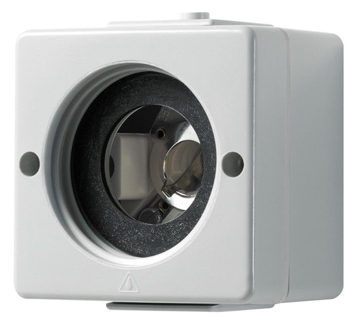 Jung 637-14W Lichtsignal E14 230V max.5W o.Haube WG600