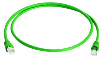 TEGA 100009118 Patchkabel S/FTP Cat.6a grün