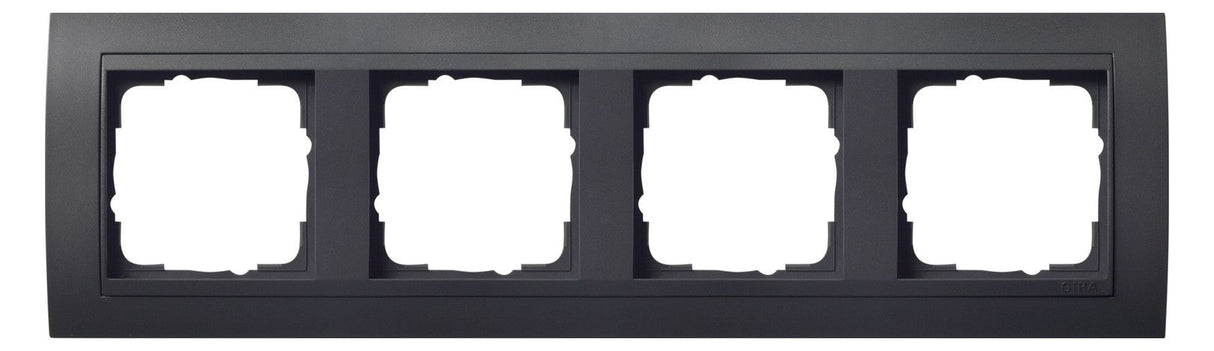 GIRA 021408 Abdeckrahmen 4fach Zwischen rahmen AN Event Anthrazit