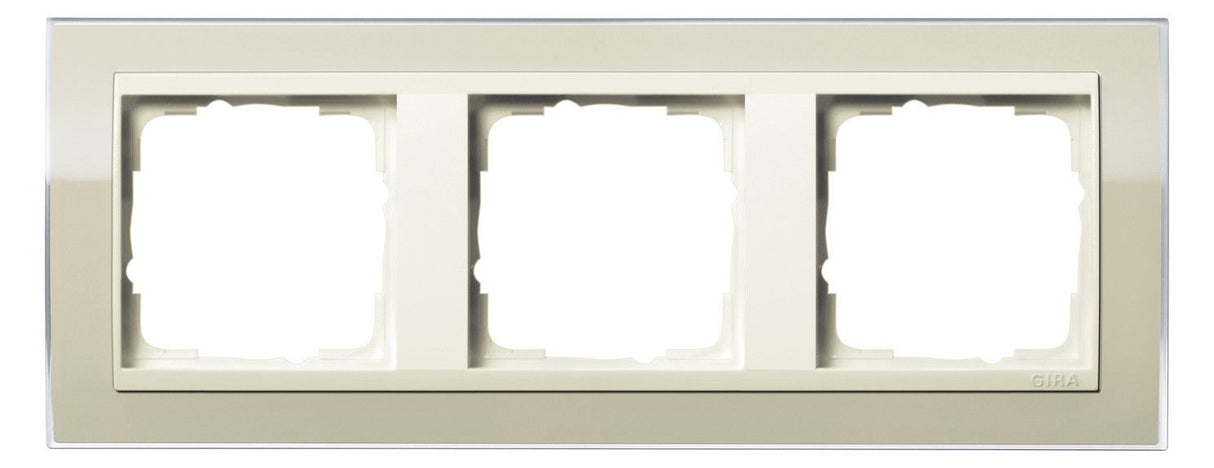 GIRA 0213771 Abdeckrahmen 3fach Zwischen rahmen CW glänzend Event Klar Sand
