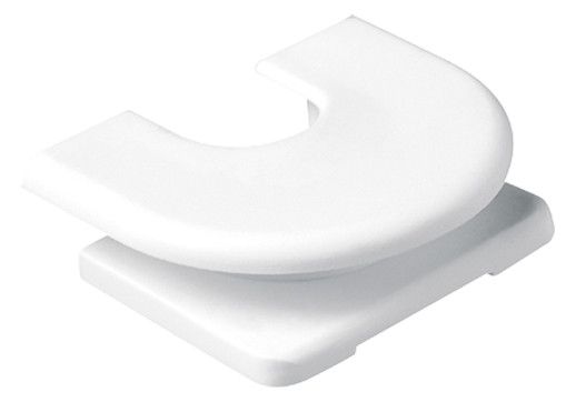 Jung 11WW Kabel/Rohr-Kanal-Einführung f.Kabel u.Minikanal alpinweiß