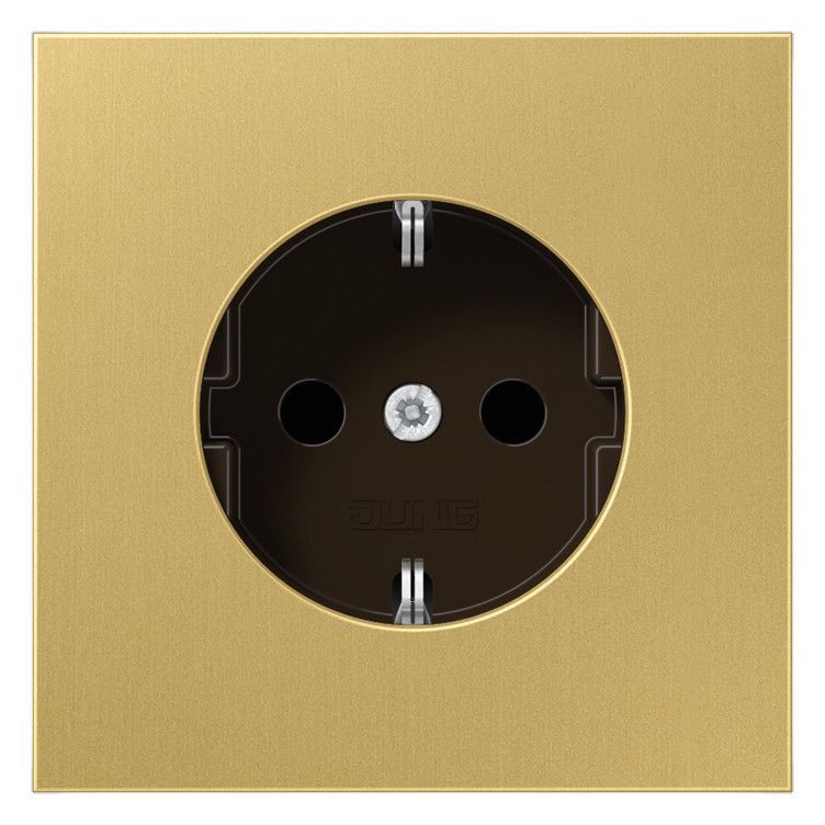 Jung ME1520KIC SCHUKO Steckdose erh.Berührungsschutz LS Messing classic