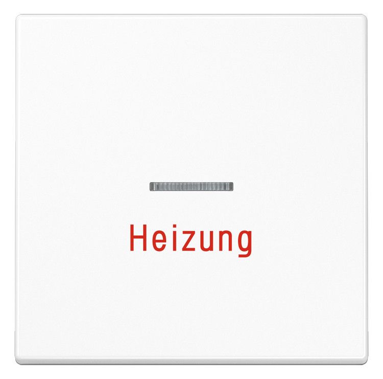 Jung LS990HWW Wippe Heizung Notschalter m.Lichtleiter alpinweiß