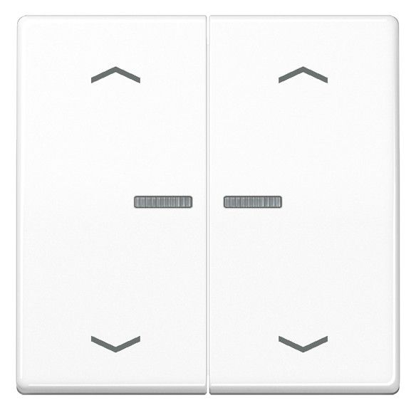 Jung BTA17102PWW JUNG HOME Taster 2fach m.Pfeilsymbolen