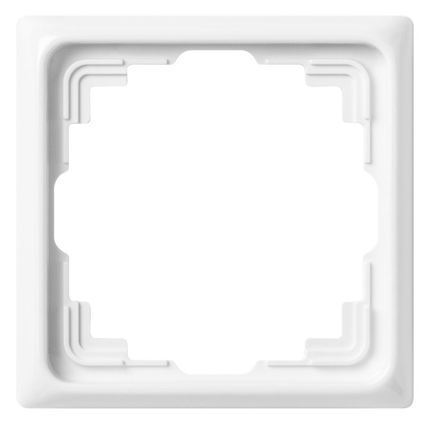 Jung CD581KWW Rahmen 1fach f.Kabel-Kanal alpinweiß