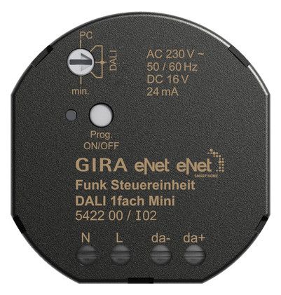 GIRA 542200 eNet Funk Steuereinheit DALI 1fach Mini