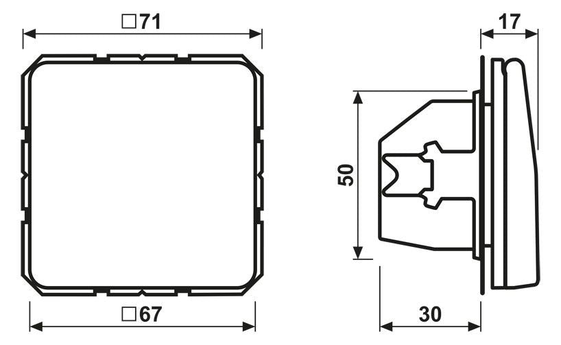 Jung CD1520BFKLLG SCHUKO Steckdose Klappdeckel bruchsicher lichtgrau