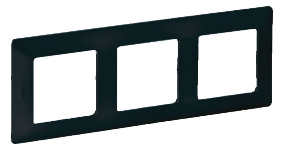 Legrand 754253 Rahmen 3-fach Valena Life schwarz