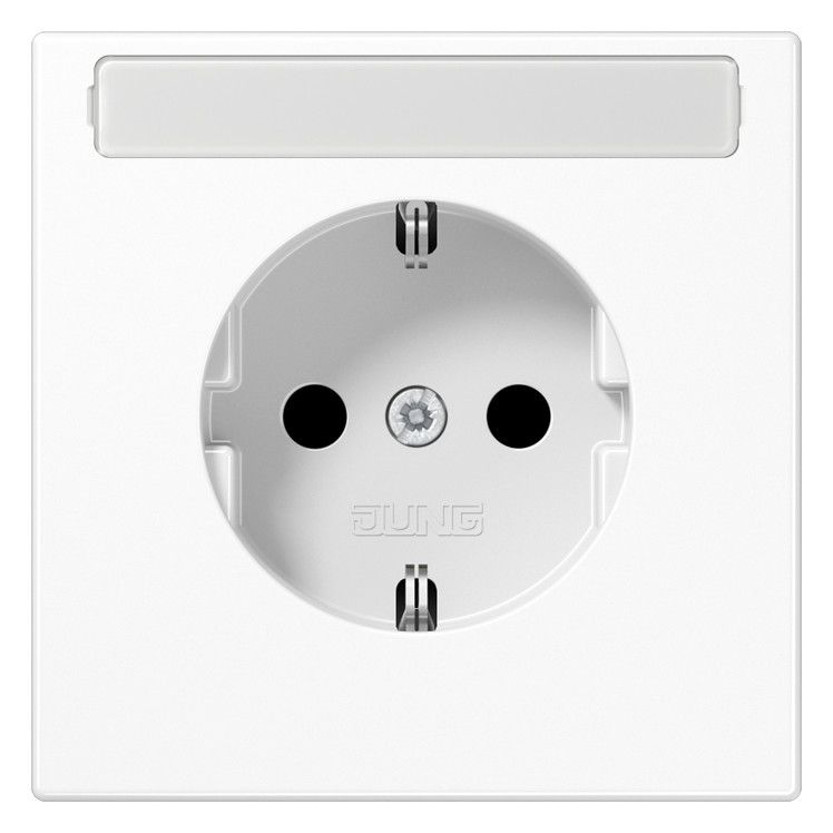 Jung LS1520KINAWW SCHUKO Steckdose Schriftf. erh.Ber.schutz alpinweiß
