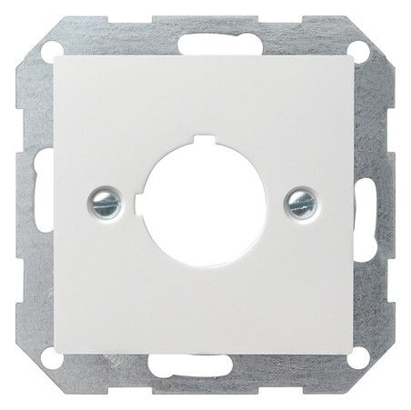 GIRA 027203 Abdeckung Tragring Geräte D22,5mm System 55 Reinweiß glänzend