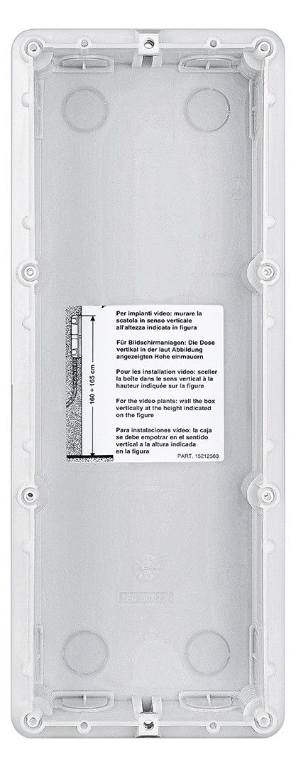 BTicino 350030 Unterputz Kasten 3M zum Einbau der SFERA Türstationen