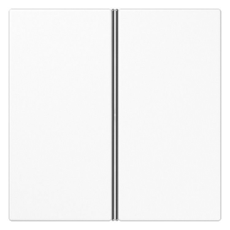 Jung LS402TSAWW Tastensatz 2fach kpl LS/FD-design alpinweiß