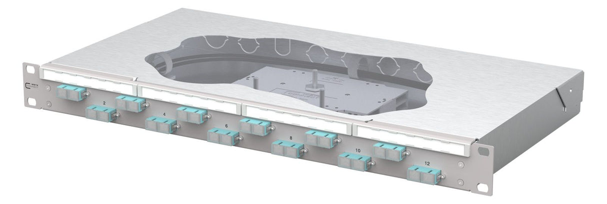 Metz 150455BA12-F OpDAT fix2 Patchfeld splice 12xSC-D OM3
