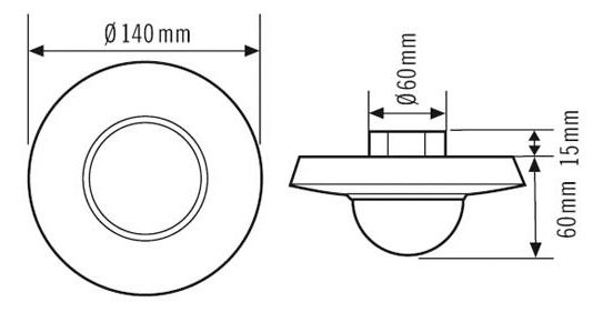 Esylux MD 360i/24 weiß Decken