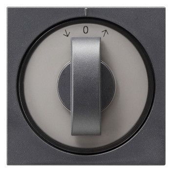 GIRA 066628 Abdeckung Knebel Zeitsch.+ Jalousie System 55 Anthrazit