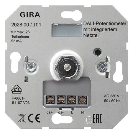 GIRA 202800 DALI Potentiometer Netzteil