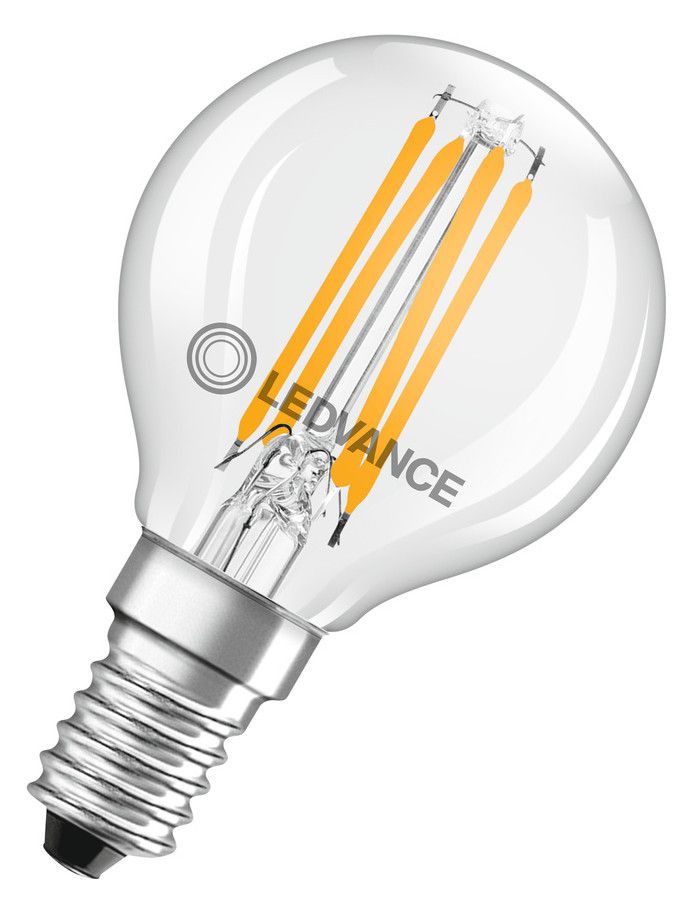 Ledvance LED CLASSIC P P 4W 827 FIL CL E14 470lm 2700K LED-Miniballform