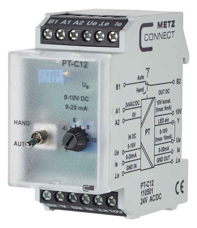 Metz 110501 PT-C12 24VAC/DC Potentialtrenner/Signalwandler