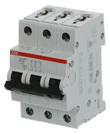 ABB S203M-B16 Sicherungsautomat B-Char., 10 kA, 16A, 3P