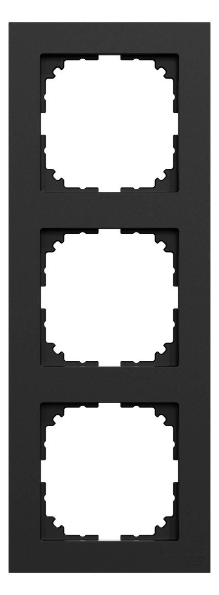 Mert MEG 4030-3603 M-Pure-Rahmen 3fach schwarz matt