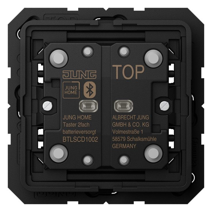 Jung BTLSCD1002 JUNG HOME Taster 2fach batterieversorgt