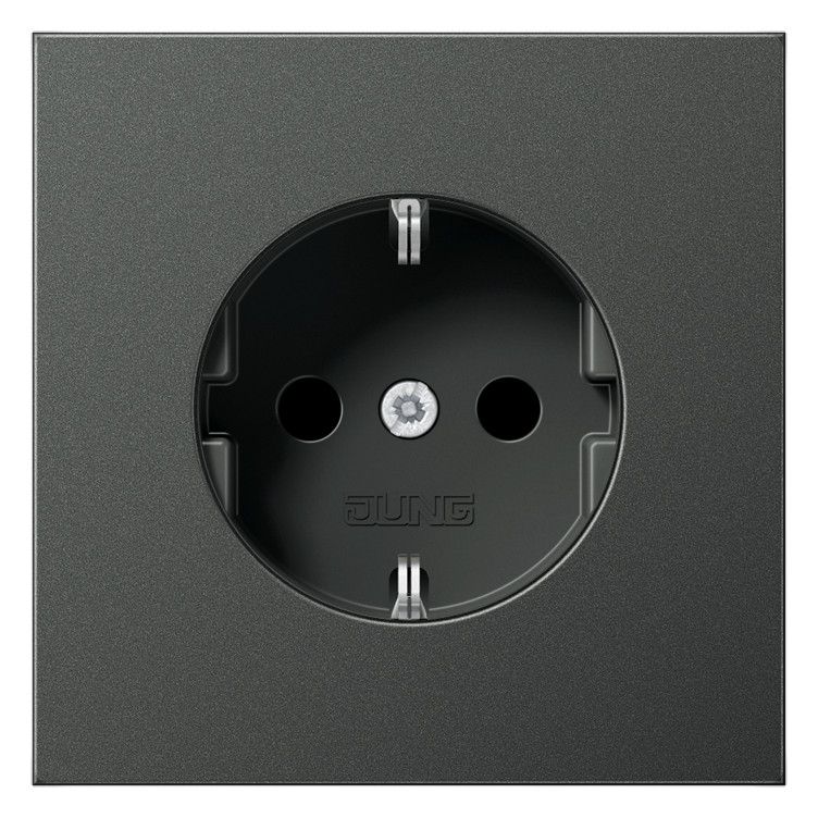 Jung AL1520AN SCHUKO Steckdose LS Aluminium anthrazit