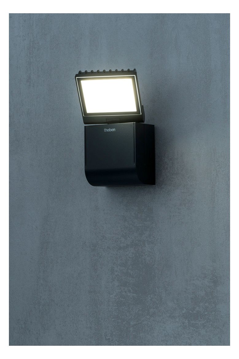 Theben theLeda S8-100L BK LED-Strahler f.Wandm. 8W sw 1020601