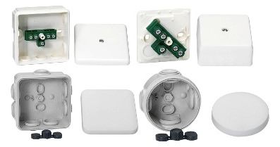 Schneider ENN05001 Mureva Box Abzweigdose 4Tüllen D20 60x60x40mm