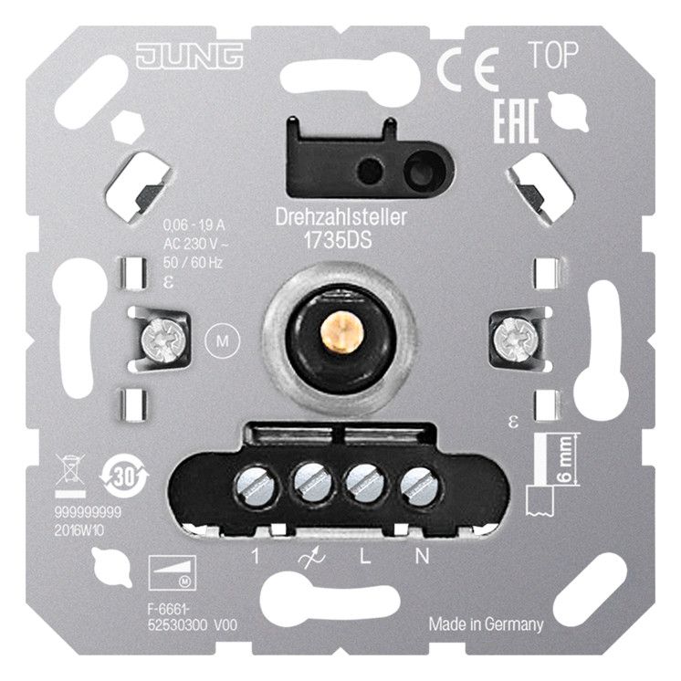 Jung 1735 DS Drehzahlsteller (Dreh-Ausschalter)
