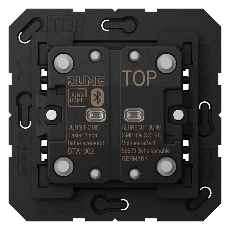 Jung BTA1002 JUNG HOME Taster 2fach batterieversorgt