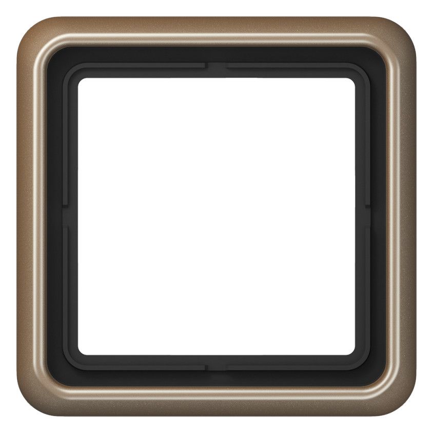 Jung CD581GB Rahmen 1fach gold-bronze