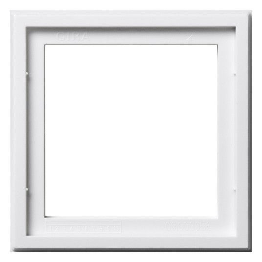 GIRA 131103 Montageadapter 1fach E2 Reinweiß glänzend