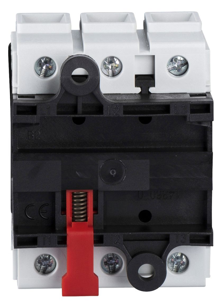 Schneider VCF3 NOT-AUS Hauptschalter 4-Lochbef. 3p 690V 63A Griff rot abschl.