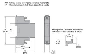 Schneider A9MEM2055 Wechselstromzähler Direktmessung bis 45A S0-Impulsausgang