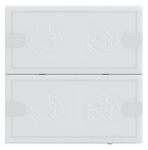 GIRA 5002003 Tastsensor4 Komfort 2fach OneKNX TS4 Weiß