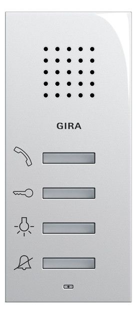 GIRA 125003 Wohnungsstation AP System 55 Reinweiß glänzend