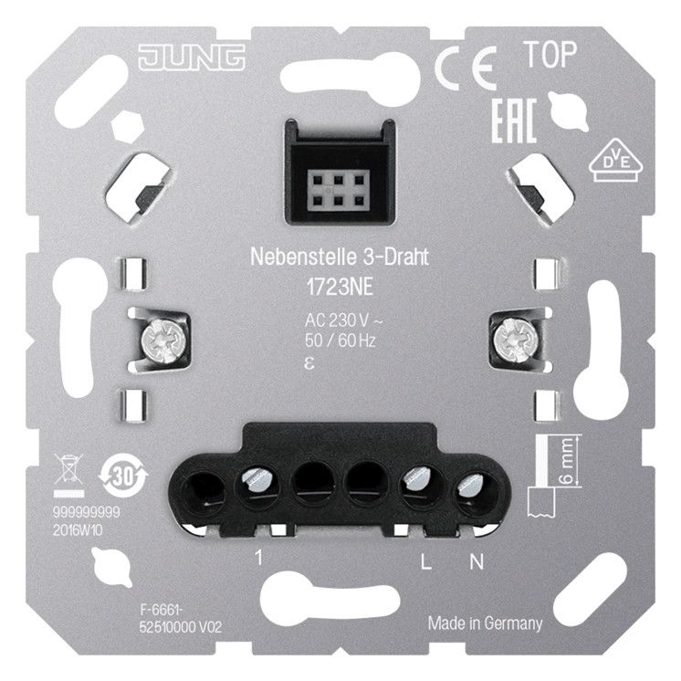 Jung 1723NE Nebenstelle 3-Draht