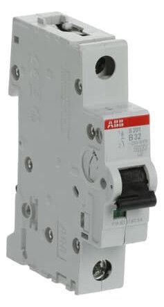 ABB S201-B32 Sicherungsautomat B-Char., 6 kA, 32A, 1P
