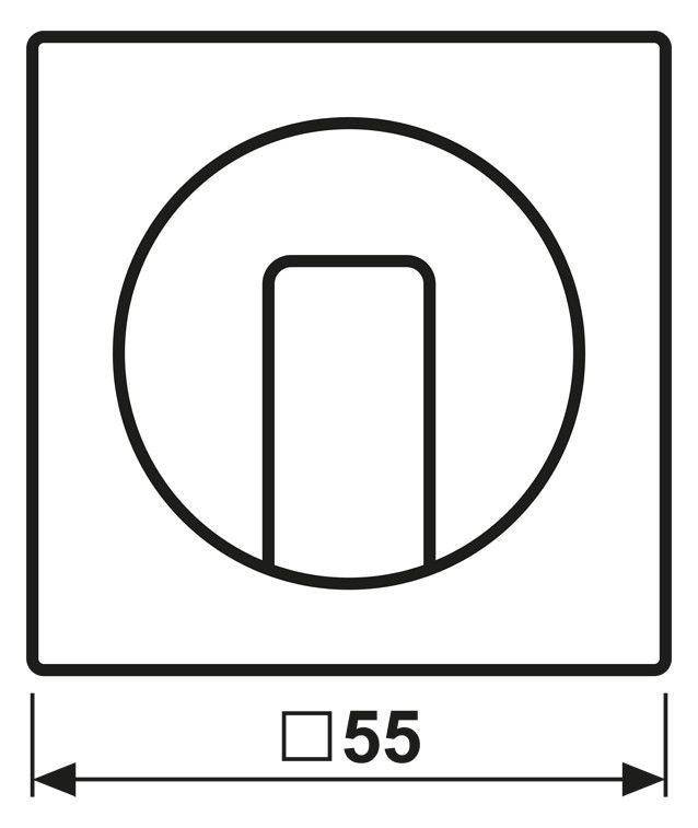 Jung A1541WW Abdeckung f.Drehschalter Serie A/AS alpinweiß