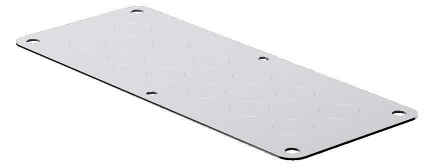 Rittal SZ 1581200 Metall-Flanschplatte