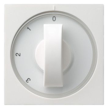 GIRA 066903 Abdeckung Knebel 3-Stufen 0/1/2/3 System 55 Reinweiß glänzend