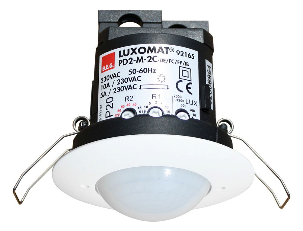 BEG 92165 PD2-M-2C-DE weiß LUXOMAT Präsenzmelder